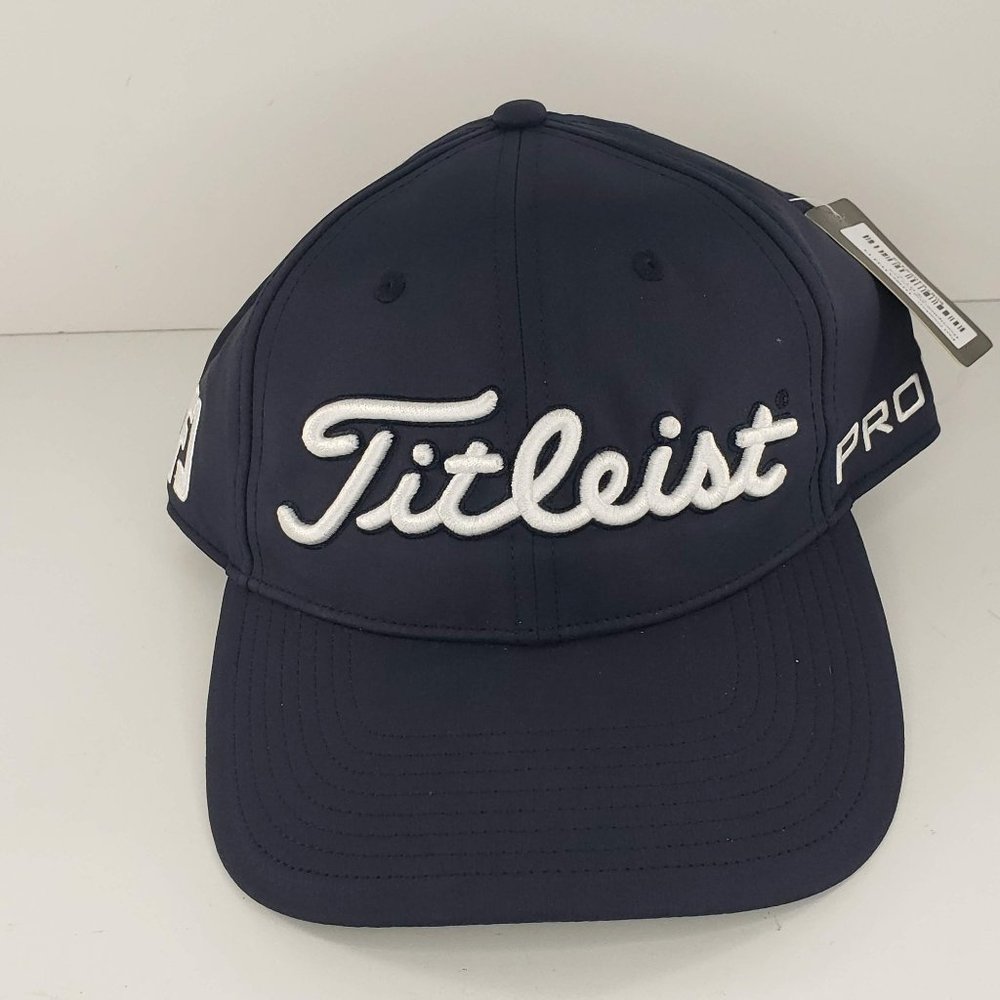 Titleist Men's Pro V1 Golf Hat Cap Staff Tour Performance Footjoy FJ David Roger